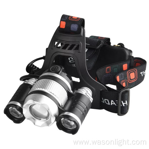 Adjustable Zoom Rechargeable Powerful Led Headlamp